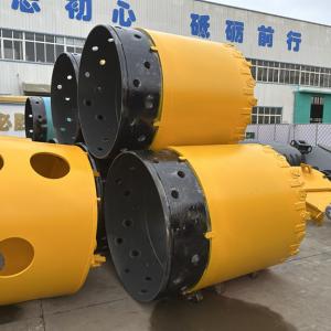 Double wall casing tube, casing shoe, casing drive