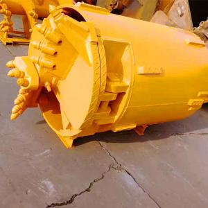Rock drill bucket
